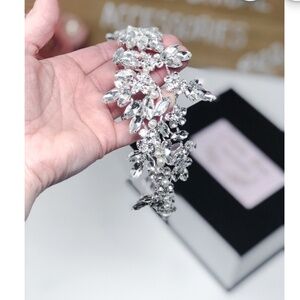Crystal bridal headpiece